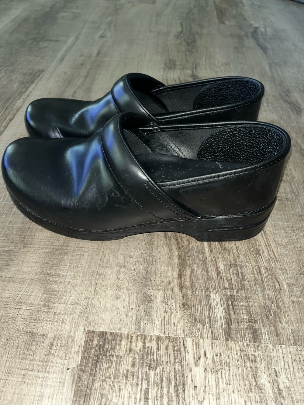 Dansko Wide Pro Cabrio Black Clog Shoes Size EU 44/Us 10.5/11 Men’s VGUC - Picture 4 of 6